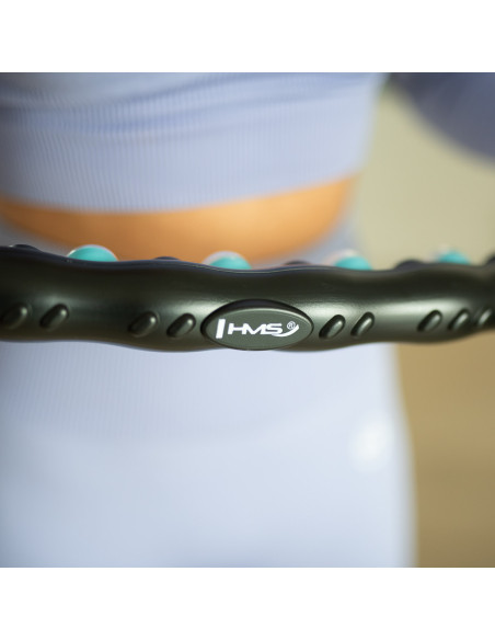 BLACK-BLUE HULA HOOP MASAGE-REIFEN MIT MAGNETEN 98 CM HMS
