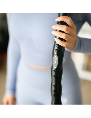 BLACK-BLUE HULA HOOP MASAGE-REIFEN MIT MAGNETEN 98 CM HMS