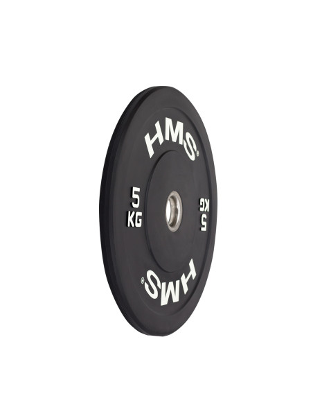 BLACK OLYMPISCHE HANTELSCHEIBE BUMPER 5 KG HMS