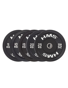 BLACK OLYMPISCHE HANTELSCHEIBE BUMPER 5 KG HMS 2