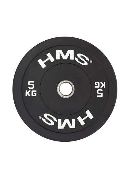 BLACK OLYMPISCHE HANTELSCHEIBE BUMPER 5 KG HMS