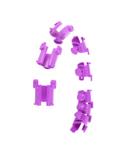 PLUS SIZE VIOLET HULA-HOOP-REIFEN MIT MASSAGEPUNKTEN UND SCHWERKRAFTBALL HMS