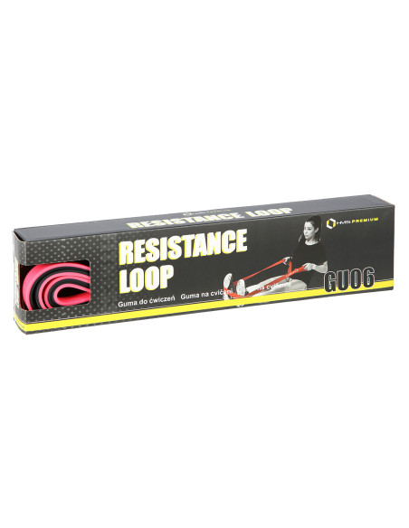 ROSA-SCHWARZ 13 x 5 x 2250 MM TRAININGSBAND HMS PREMIUM