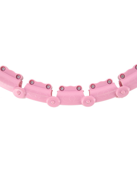 HULA-HOOP-REIFEN LIGHT PINK MIT MASSAGEPUNKTEN UND SCHWERKRAFTBALL HMS