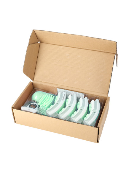 GRÜN HULA-HOOP-REIFEN MIT MASSAGEPUNKTEN UND SCHWERKRAFTBALL + ZÄHLER HMS