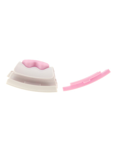 ROSA HULA-HOOP-REIFEN MIT MASSAGEPUNKTEN UND SCHWERKRAFTBALL + ZÄHLER HMS