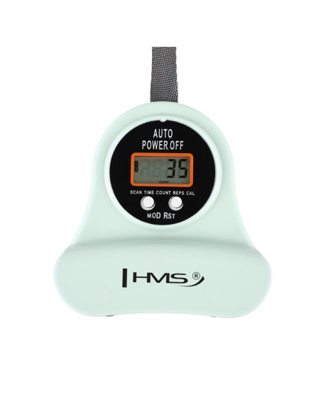 HULA-HOOP-REIFEN GREEN MIT MASSAGEPUNKTEN UND SCHWERKRAFTBALL + ZÄHLER HMS