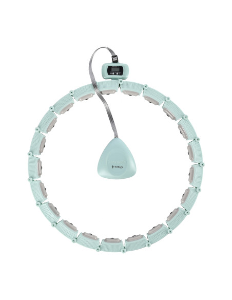 HULA-HOOP-REIFEN GREEN MIT MAGNETEN UND SCHWERKRAFTBALL + ZÄHLER HMS