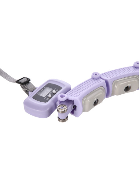 HULA-HOOP-REIFEN VIOLET MIT MAGNETEN UND SCHWERKRAFTBALL + ZÄHLER HMS