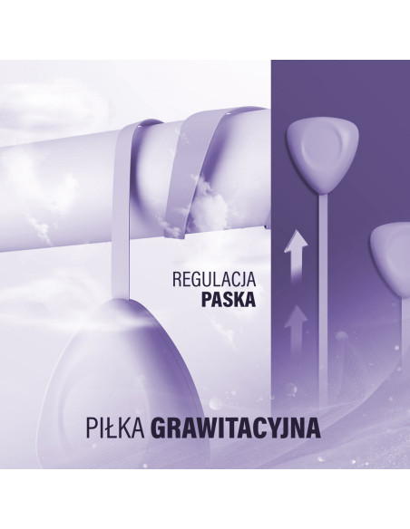 HULA-HOOP-REIFEN VIOLET MIT MAGNETEN UND SCHWERKRAFTBALL + ZÄHLER HMS