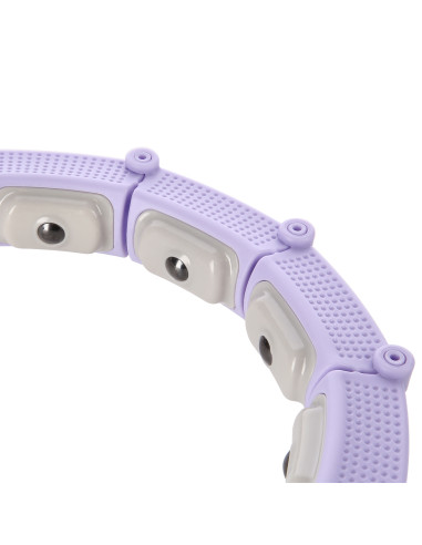 HULA-HOOP-REIFEN VIOLET MIT MAGNETEN UND SCHWERKRAFTBALL + ZÄHLER HMS