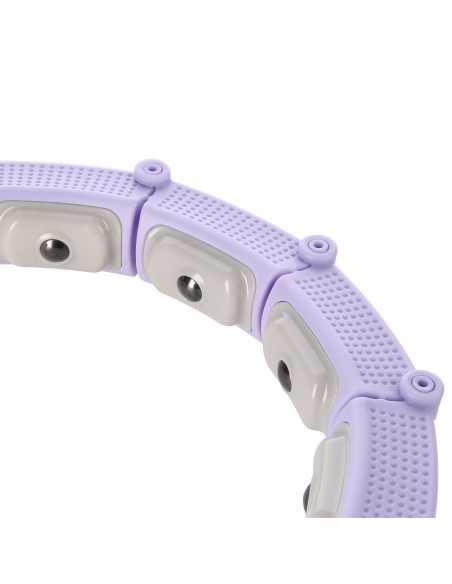 HULA-HOOP-REIFEN VIOLET MIT MAGNETEN UND SCHWERKRAFTBALL + ZÄHLER HMS