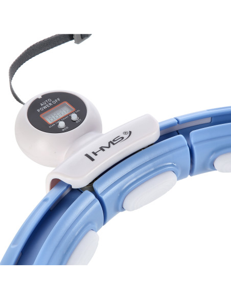 HULA-HOOP-REIFEN BLUE MIT MAGNETEN UND SCHWERKRAFTBALL + ZÄHLER HMS