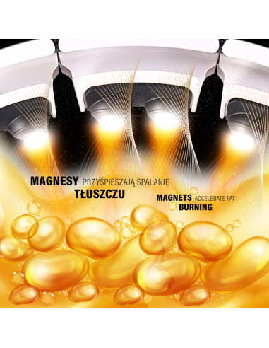 HULA-HOOP-REIFEN WHITE MIT MAGNETEN UND SCHWERKRAFTBALL + ZÄHLER HMS