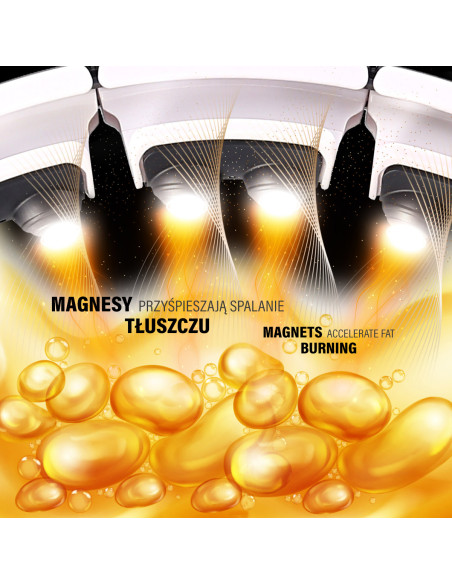 HULA-HOOP-REIFEN WHITE MIT MAGNETEN UND SCHWERKRAFTBALL + ZÄHLER HMS