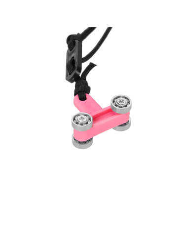 HULA-HOOP-REIFEN PINK MIT MASSAGEPUNKTEN UND SCHWERKRAFTBALL ONE FITNESS