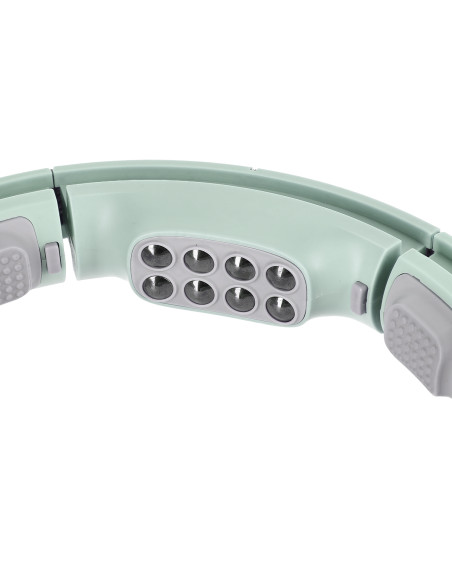 HHM13 HULA-HOOP-REIFEN GREEN MIT MAGNETEN UND ZÄHLER HMS + SLIMMING-GURT BR163 RED