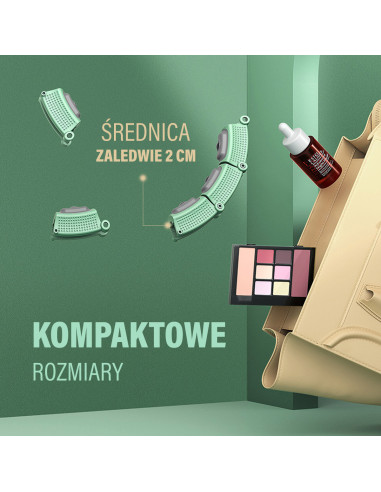 HHM14 HULA-HOOP-REIFEN GREEN MIT MAGNETEN UND ZÄHLER HMS + SLIMMING-GURT BR163 BLACK