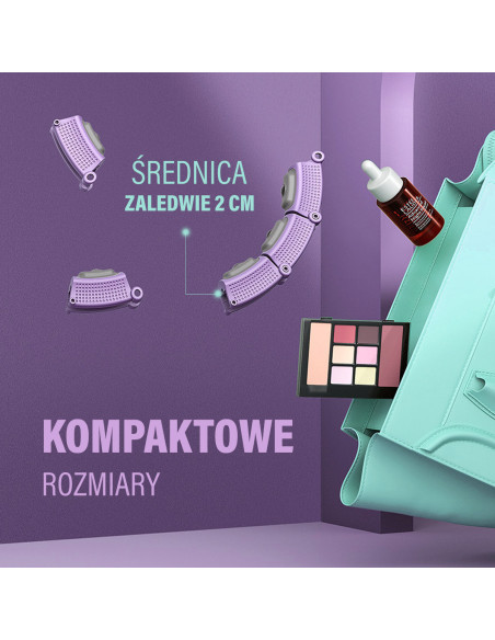 HHM14 HULA-HOOP-REIFEN VIOLET MIT MAGNETEN UND ZÄHLER HMS + SLIMMING-GURT BR163 BLACK