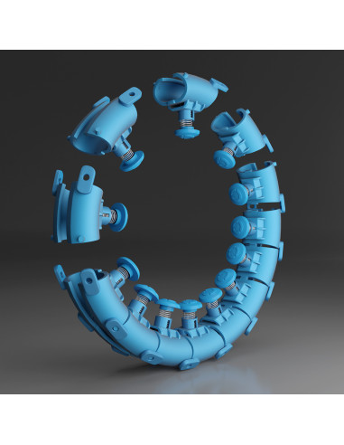 HHW01 HULA-HOOP-REIFEN BLUE MIT MASSAGENOPPEN UND ZÄHLER HMS + SLIMMING-GURT BR163 RED