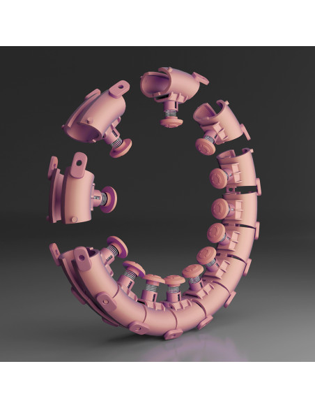 HHW01 HULA-HOOP-REIFEN PINK MIT MASSAGENOPPEN UND ZÄHLER HMS + SLIMMING-GURT BR163 RED