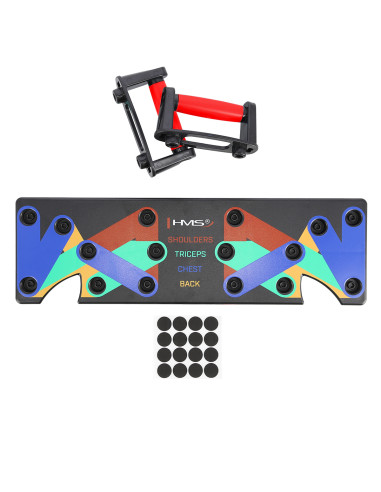 MULTIFUNKTIONALES LIEGESTÜTZBRETT ROT HMS