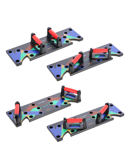 MULTIFUNKTIONALES LIEGESTÜTZBRETT ROT HMS