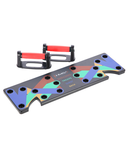 MULTIFUNKTIONALES LIEGESTÜTZBRETT ROT HMS