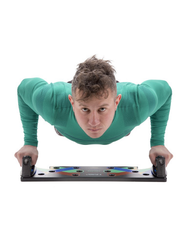 MULTIFUNKTIONALES LIEGESTÜTZBRETT ROT HMS