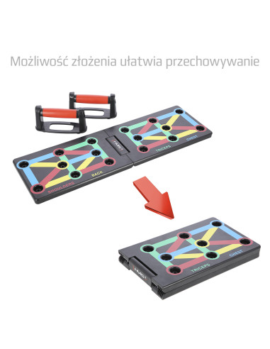 MULTIFUNKTIONALES LIEGESTÜTZBRETT HMS