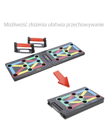 MULTIFUNKTIONALES LIEGESTÜTZBRETT HMS