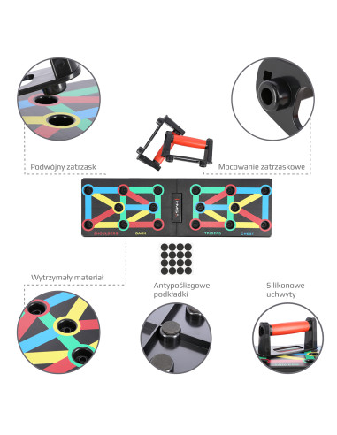 MULTIFUNKTIONALES LIEGESTÜTZBRETT HMS