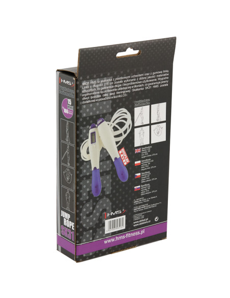 SPRINGSEIL MIT ELEKTRONISCHEM ZÄHLER LCD HMS