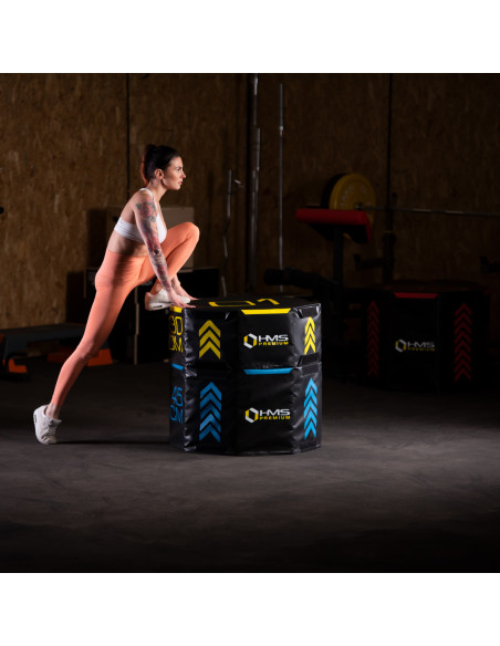 (3 TEILE) PLYO-BOXEN OCTAGON SOFT SET HMS PREMIUM