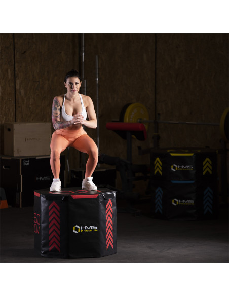 (3 TEILE) PLYO-BOXEN OCTAGON SOFT SET HMS PREMIUM