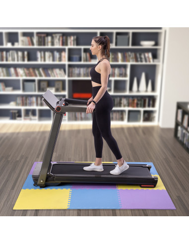 PUZZLE-MATTE UNTERLEGMATTE GELB-BLAU-VIOLETT 9 ELEMENTE 10MM