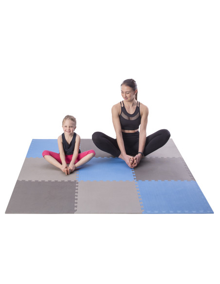 PUZZLE-MATTE UNTERLEGMATTE BLAU 9 ELEMENTE 10MM