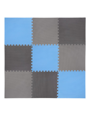 PUZZLE-MATTE UNTERLEGMATTE BLAU 9 ELEMENTE 10MM