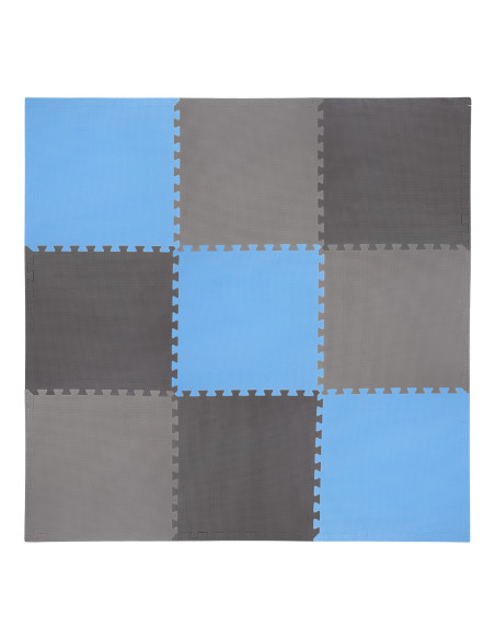 PUZZLE-MATTE UNTERLEGMATTE BLAU 9 ELEMENTE 10MM