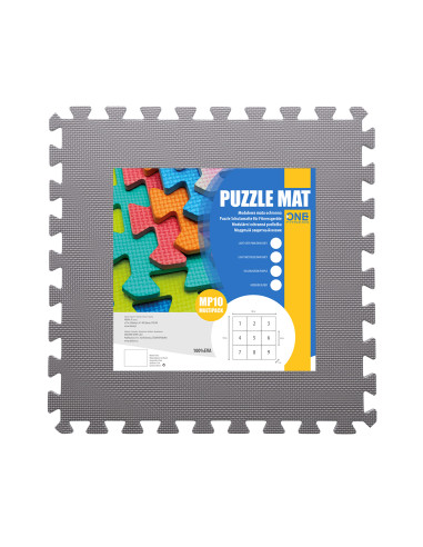 PUZZLE-MATTE UNTERLEGMATTE BLAU 9 ELEMENTE 10MM