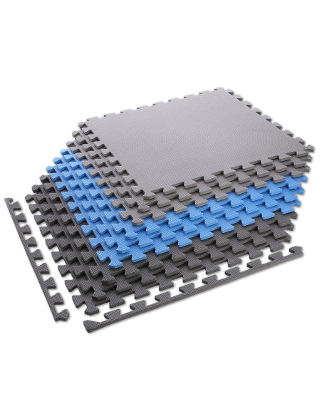 PUZZLE-MATTE UNTERLEGMATTE BLAU 9 ELEMENTE 10MM