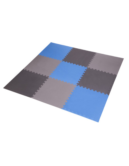 PUZZLE-MATTE UNTERLEGMATTE BLAU 9 ELEMENTE 10MM