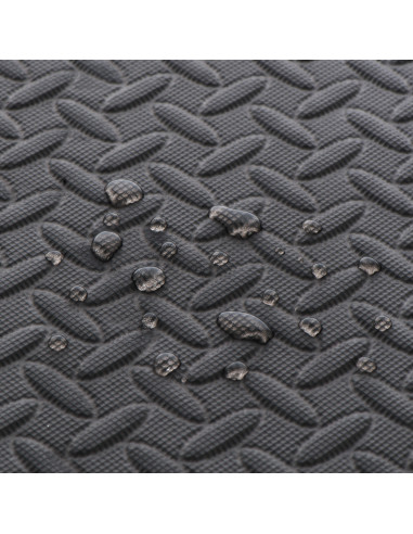 PUZZLE-MATTE FÜR FITNESSGERÄTE HELLGRAU 9 ELEMENTE 12 MM HMS PREMIUM