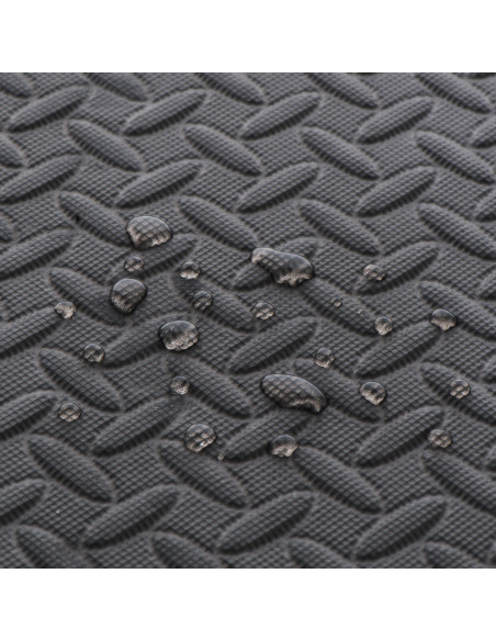 PUZZLE-MATTE FÜR FITNESSGERÄTE HELLGRAU 9 ELEMENTE 12 MM HMS PREMIUM