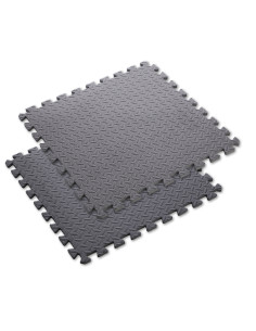 PUZZLE-MATTE FÜR FITNESSGERÄTE DUNKELGRAU 9 ELEMENTE 12 MM HMS PREMIUM