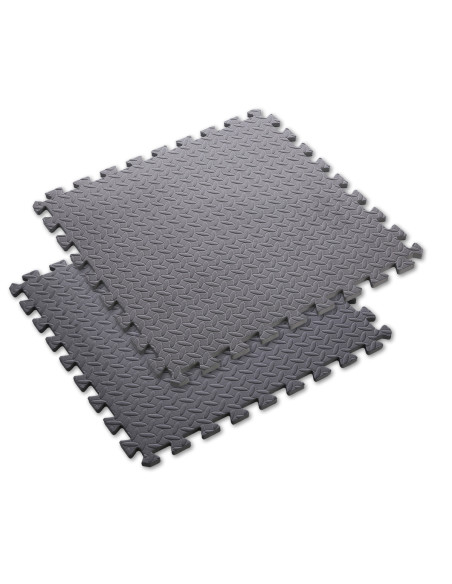 PUZZLE-MATTE FÜR FITNESSGERÄTE DUNKELGRAU 9 ELEMENTE 12 MM HMS PREMIUM