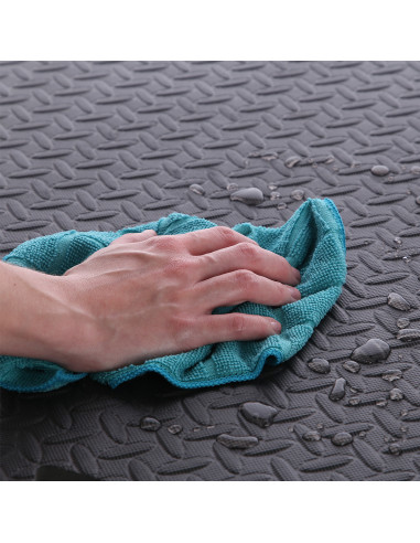 PUZZLE-MATTE FÜR FITNESSGERÄTE DUNKELGRAU 9 ELEMENTE 12 MM HMS PREMIUM