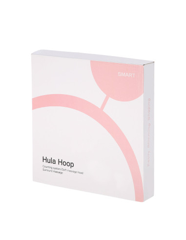 PINK HULA-HOOP-REIFEN MIT SCHWERKRAFTBALL + ZÄHLER