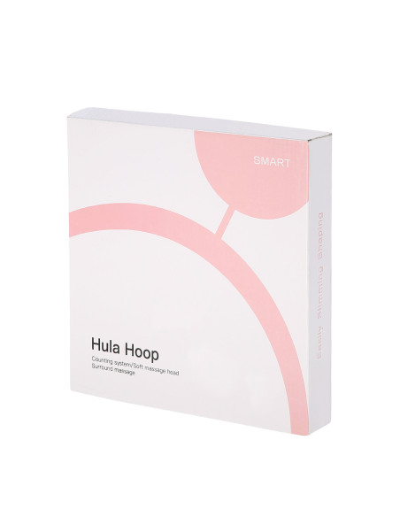 PINK HULA-HOOP-REIFEN MIT SCHWERKRAFTBALL + ZÄHLER