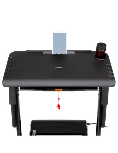 (2-teilig) MULTI BLACK ELEKTRISCHES LAUFBAND MIT DEM SCHREIBTISCH HMS